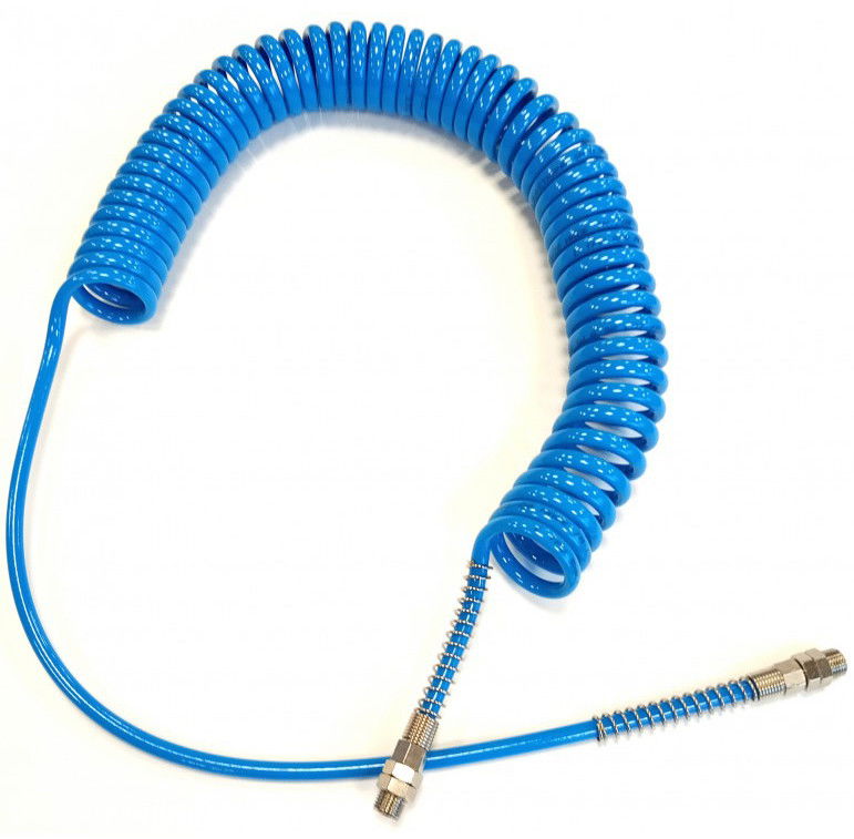 Rectus SPF58SB150R kalibrált Shore A 98 PU spiráltömlő forgó csavarzattal, kék, 8x5x1.5 mm, 15 m hosszú termék fő termékképe